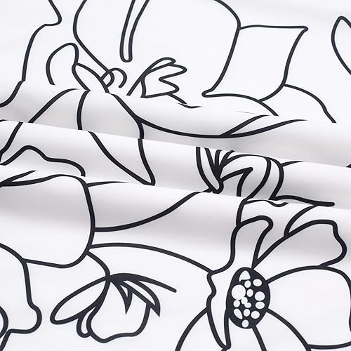 Miniatura 7 de Miytal Art Line - Tapiz estético, para mujer simple con flores y mariposas, para colgar en la pared, moderno, minimalista, abstracto, creativo,