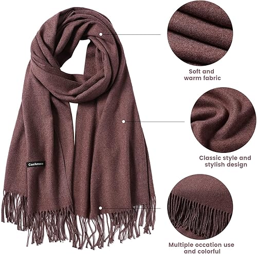 Miniatura 4 de maamgic Bufanda para mujer, chales y envolturas para vestidos de noche, viajes, oficina, invierno, boda, cachemira, bufandas grandes