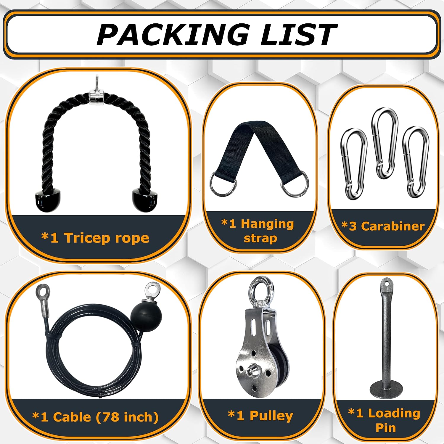 Pulley System Gym - pulley pro for Workout-new Pulley Cable System- your ultimate Home Gym System this LAT Pull Down Machine weight pulley system is suitable for all Cable pulley attachments for gym