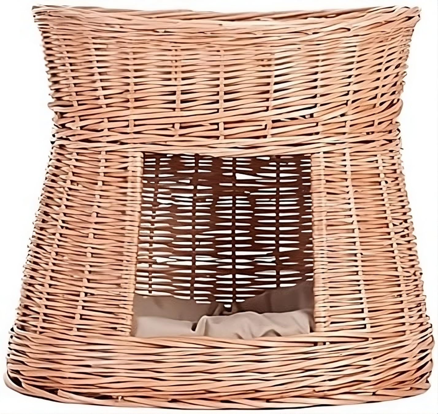 E di wicker24 481 – 50/P Gatto Cesto in Vimini, Cestino, Honiggelb, 50 x 40 x 45 cm