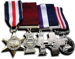 Military Medals 5X Group Set Victoria Cross Military Medal Military Cross France and Germany Star & George Cross Replica A...