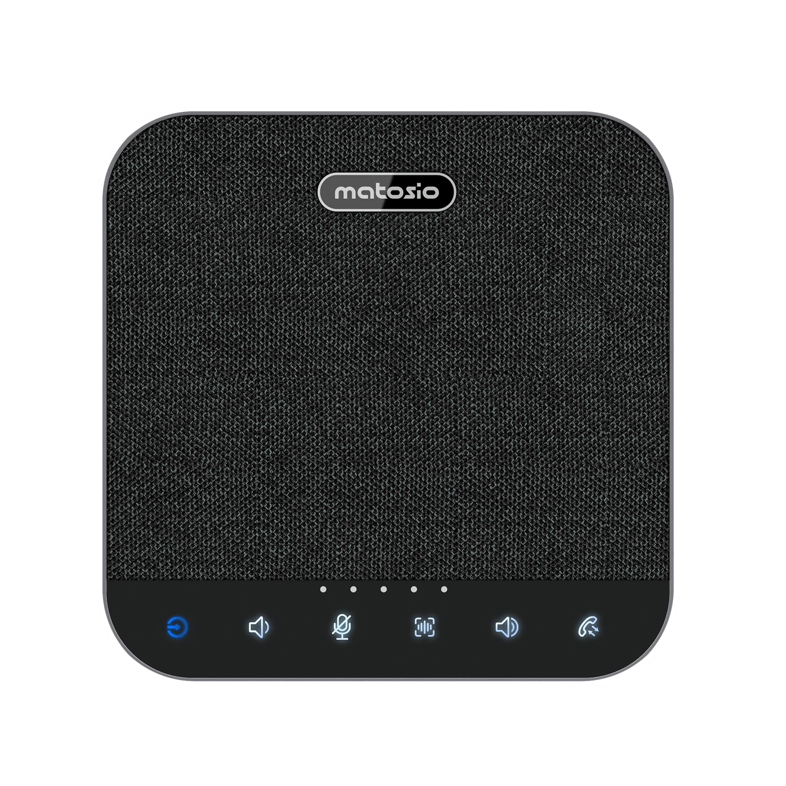 Octopus Elite Speakerphone Professional, Altoparlante e Microfono per Conferenza Wireless, Sistema Audio con 8 Microfoni, Bluetooth/USB, Riduzione del Rumore AI, Daisy Chain