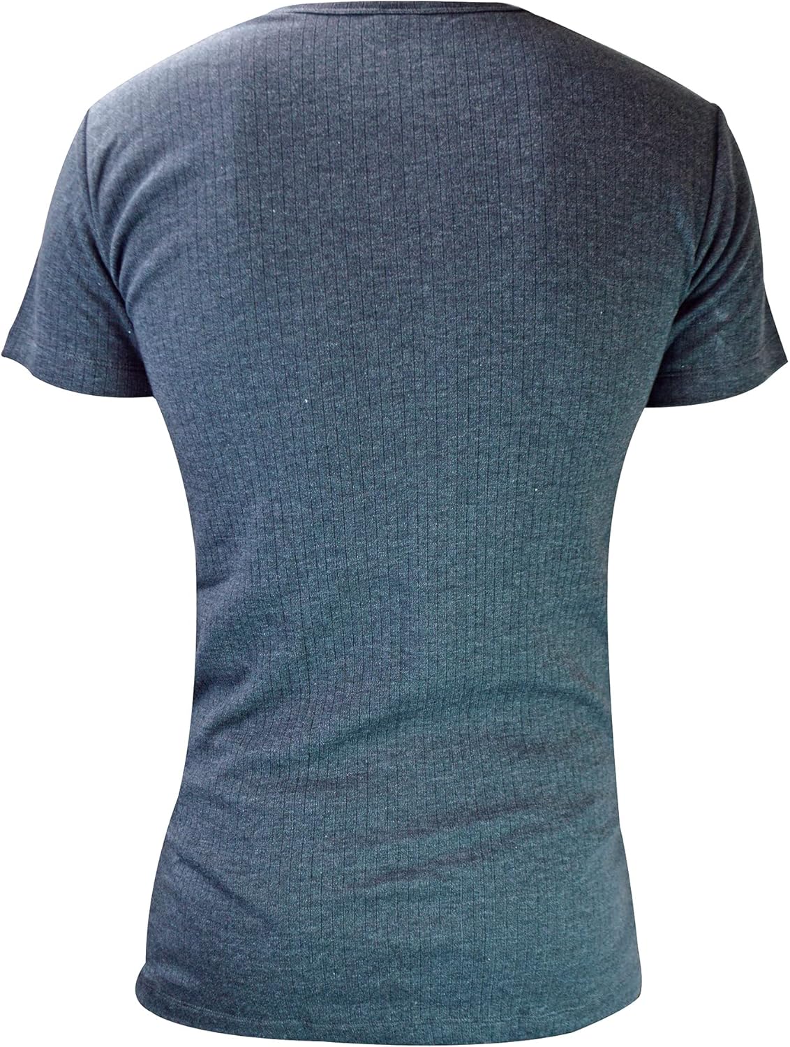 HEAT HOLDERS - Mens Winter Warm Thermal Underwear Short Sleeve Vest Top Shirt (Medium: 38-40" Chest, Charcoal)