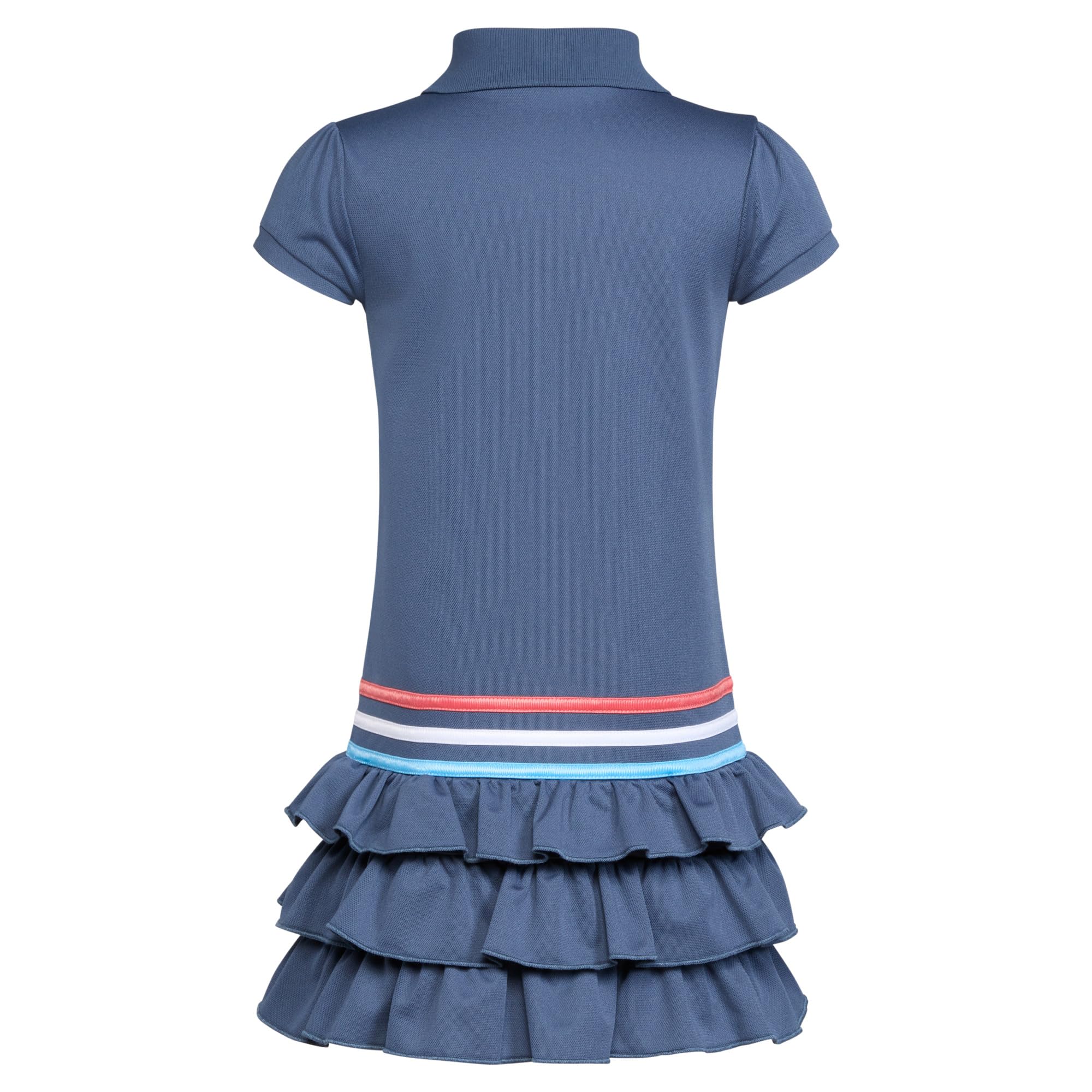 adidas Mädchen Short Sleeve Active Polo Ruffle Dress Tenniskleid