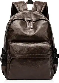 Mochila Executiva Couro Vintage Notebook Multifuncional