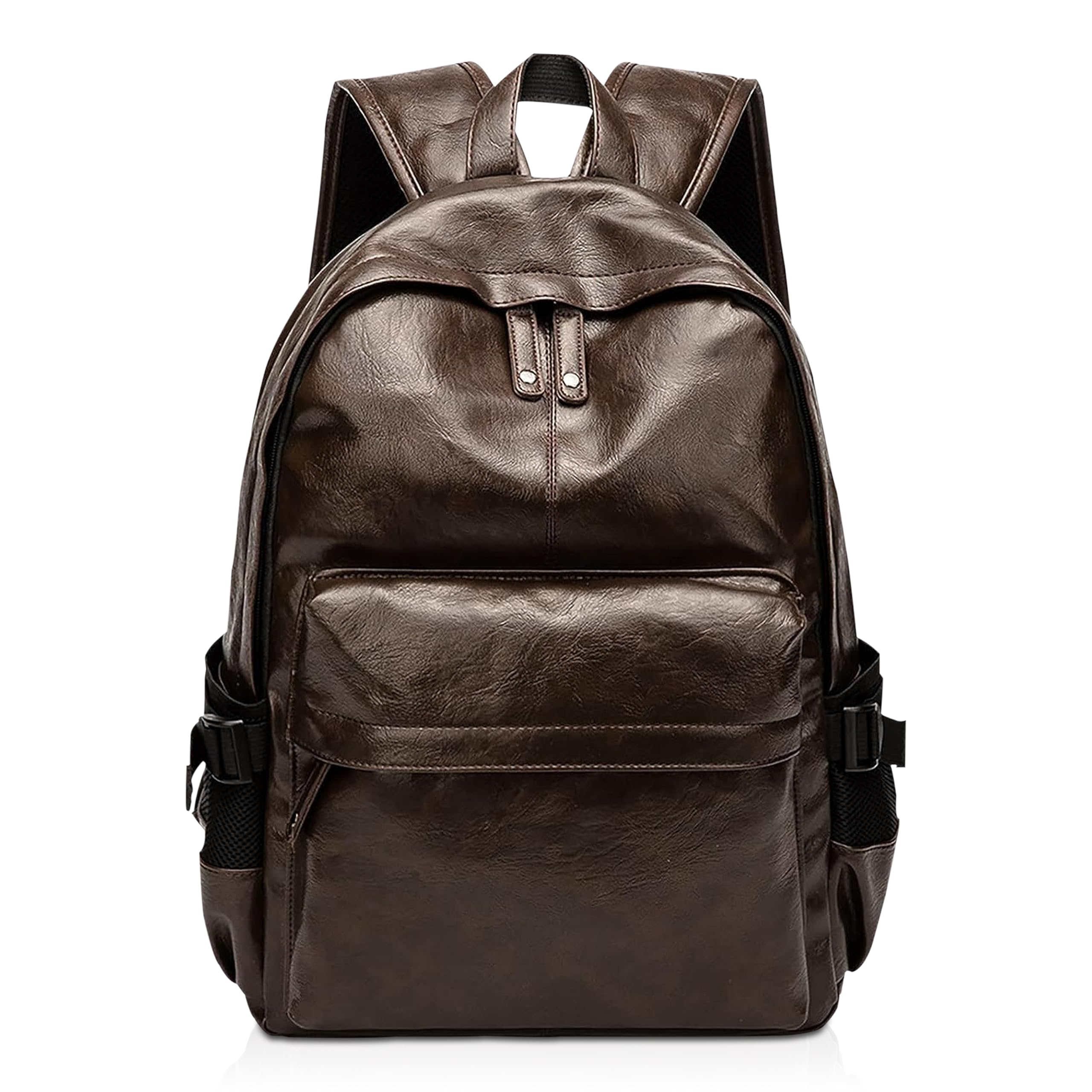 Luke Sports Executive Backpack Vintage Leather Unisex Work Casual Multifunctional Laptop Versatile Comfortable Walk Travel (brown), Brown, One Size, Casual