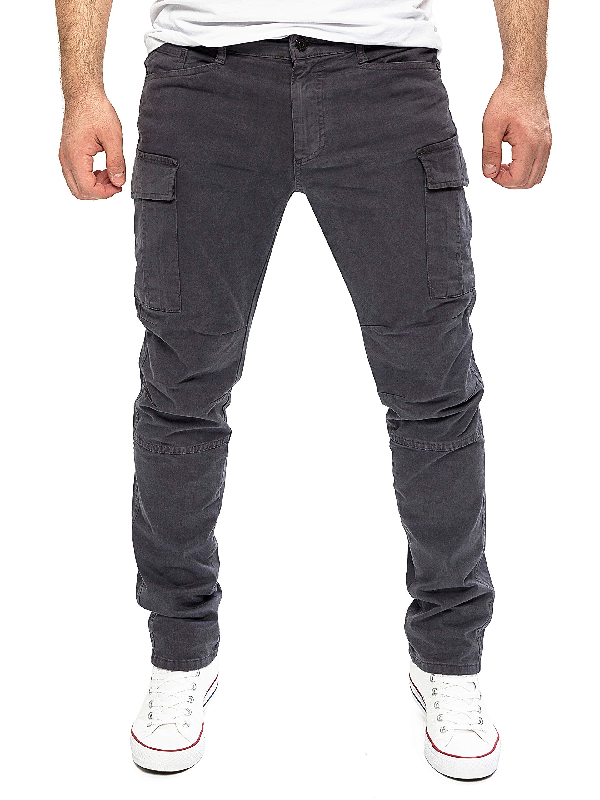 Yazubi Pantaloni Cargo Uomo con Cotone Chino Relaxed Fit Jayden