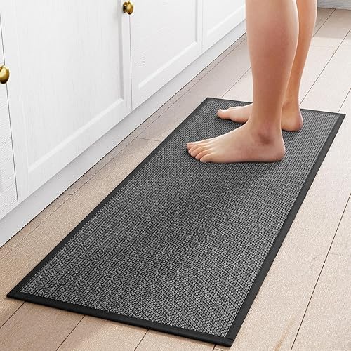 Miniatura 37 de Tapete de Cocina 1 PCS, Alfombras Acolchadas Antideslizantes para Piso de Cocina, Tapete Corredor Absorbente de Comodidad para Estar de Pie Lavable