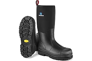 Mens Steel Toe Muck Boots for Heavy Duty