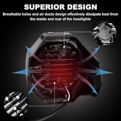 Miniatura 3 de Juego de luces LED auxiliares para Versys-X300, luz de conducción LED delantera ajustable con soporte para Kawasaki Versys-X300 2017-2020 2023