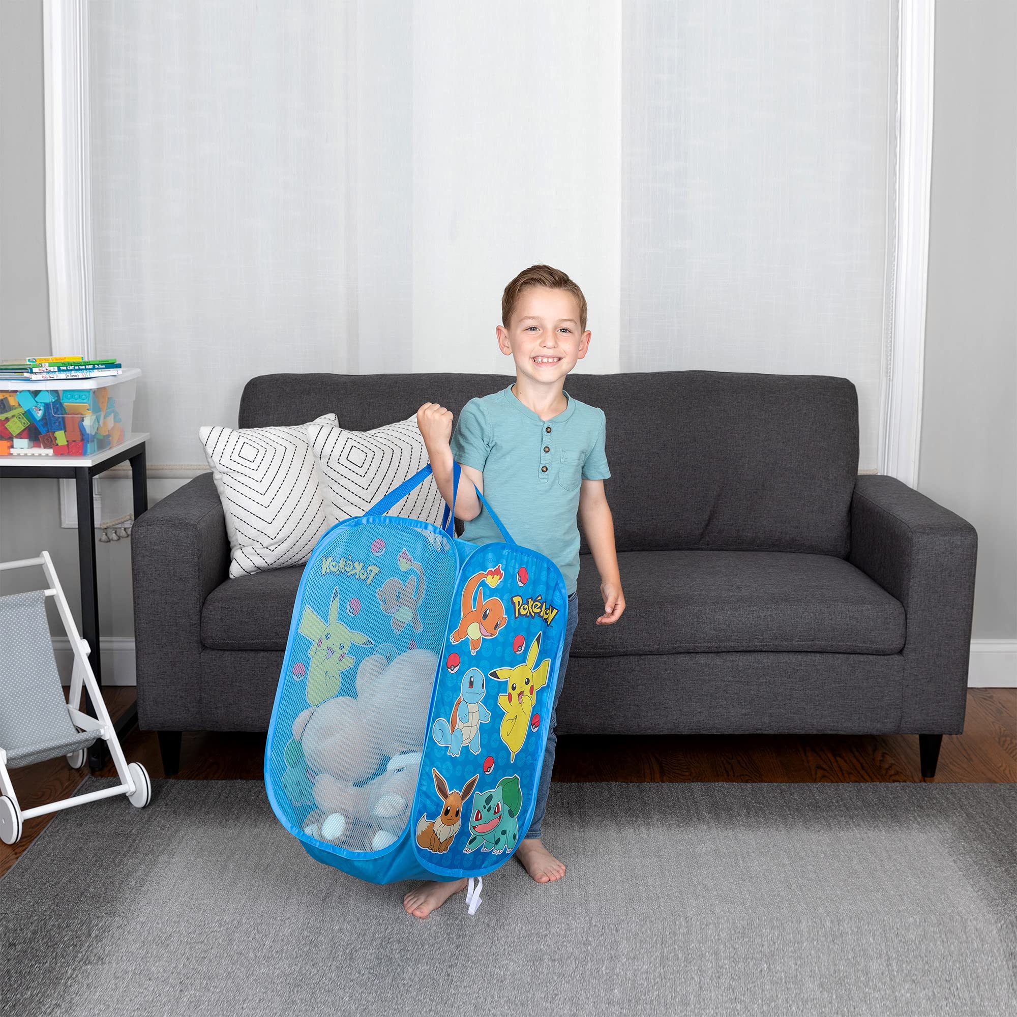 Image secondaire de Panier à linge Pop Up Pokémon - 70 Litres, léger et durable