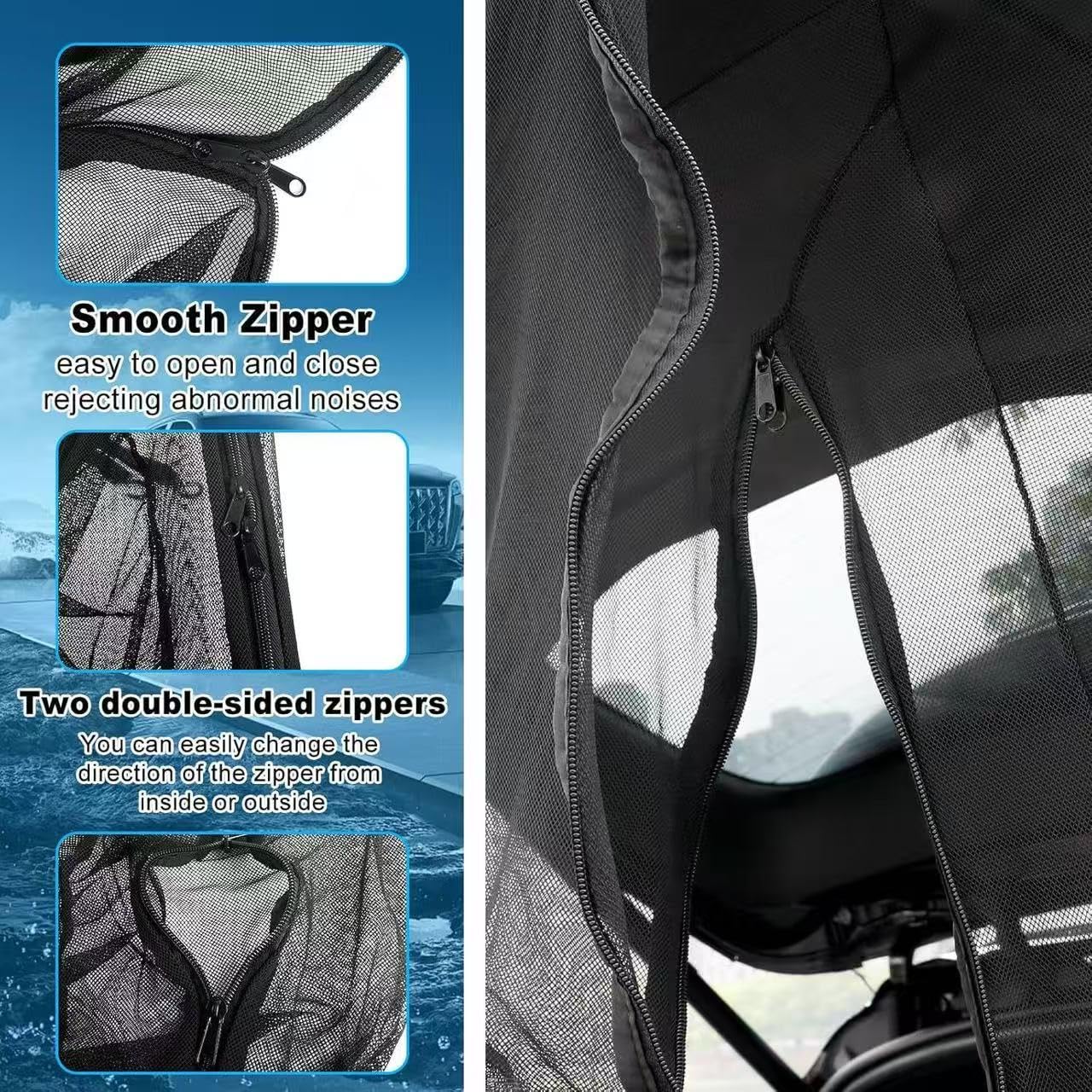 Rejilla Ventilación Portón Trasero para Mini Countryman (U25) 2023 2024 2025, Red Parasol Maletero Cortina Privacidad Accesorios Exteriores Viaje,L（185 * 205）