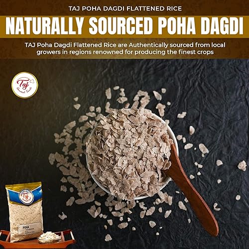 Miniatura 8 de TAJ Poha Dagdi Arroz aplanado, Powa Dagdi, Powa, 2 libras