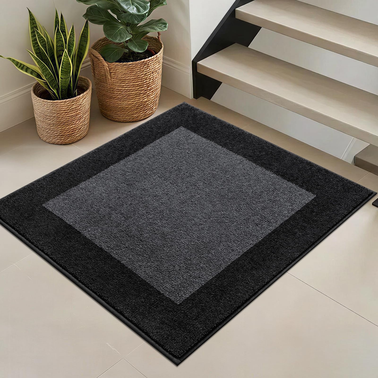 Square Rug 36" x 36", Kitchen Rug for Floor, Room, Roll Packing