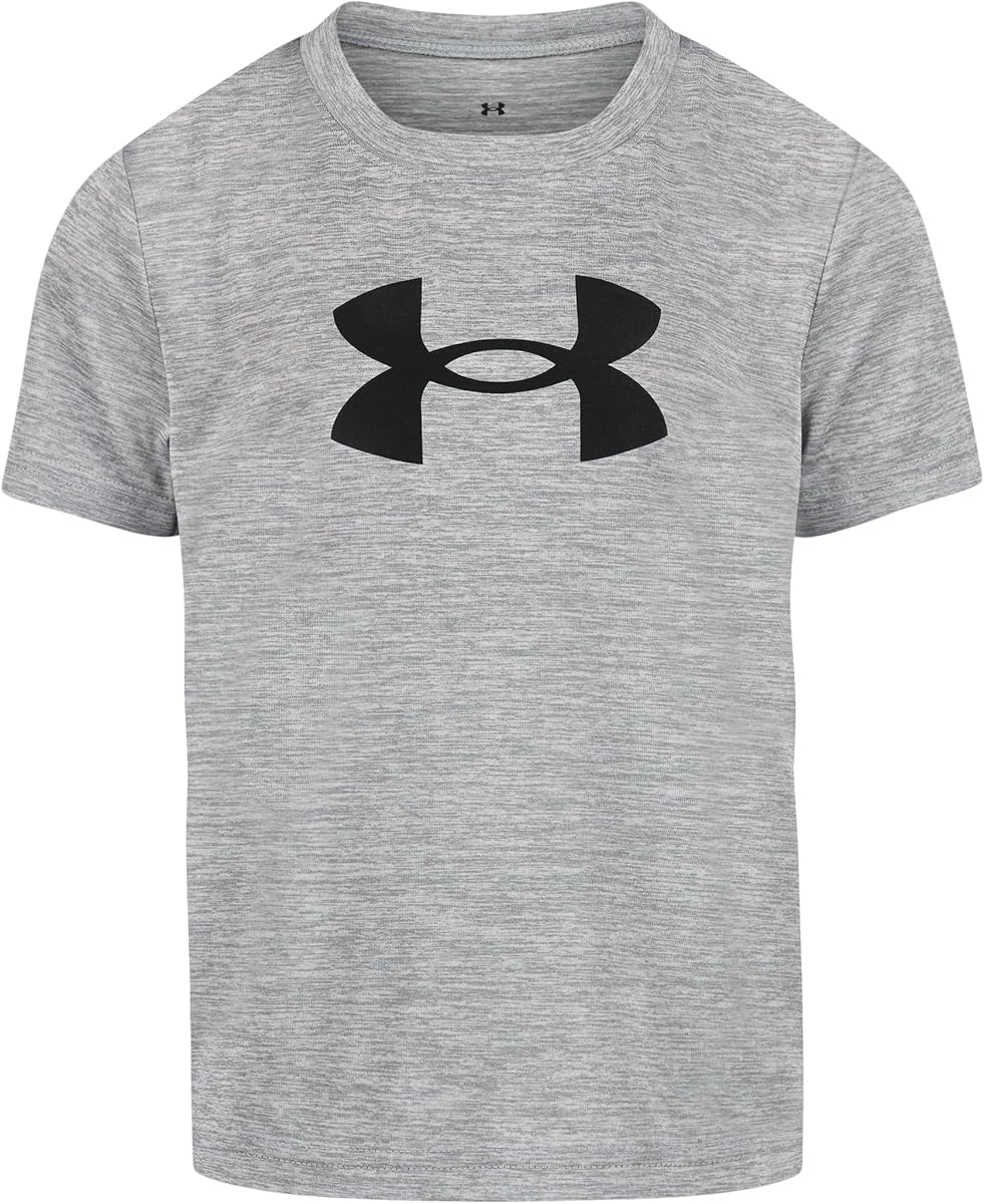 Boys' Short Sleeve Logo Graphic T-Shirt, Lightweight & Breathable, Relaxed Fit