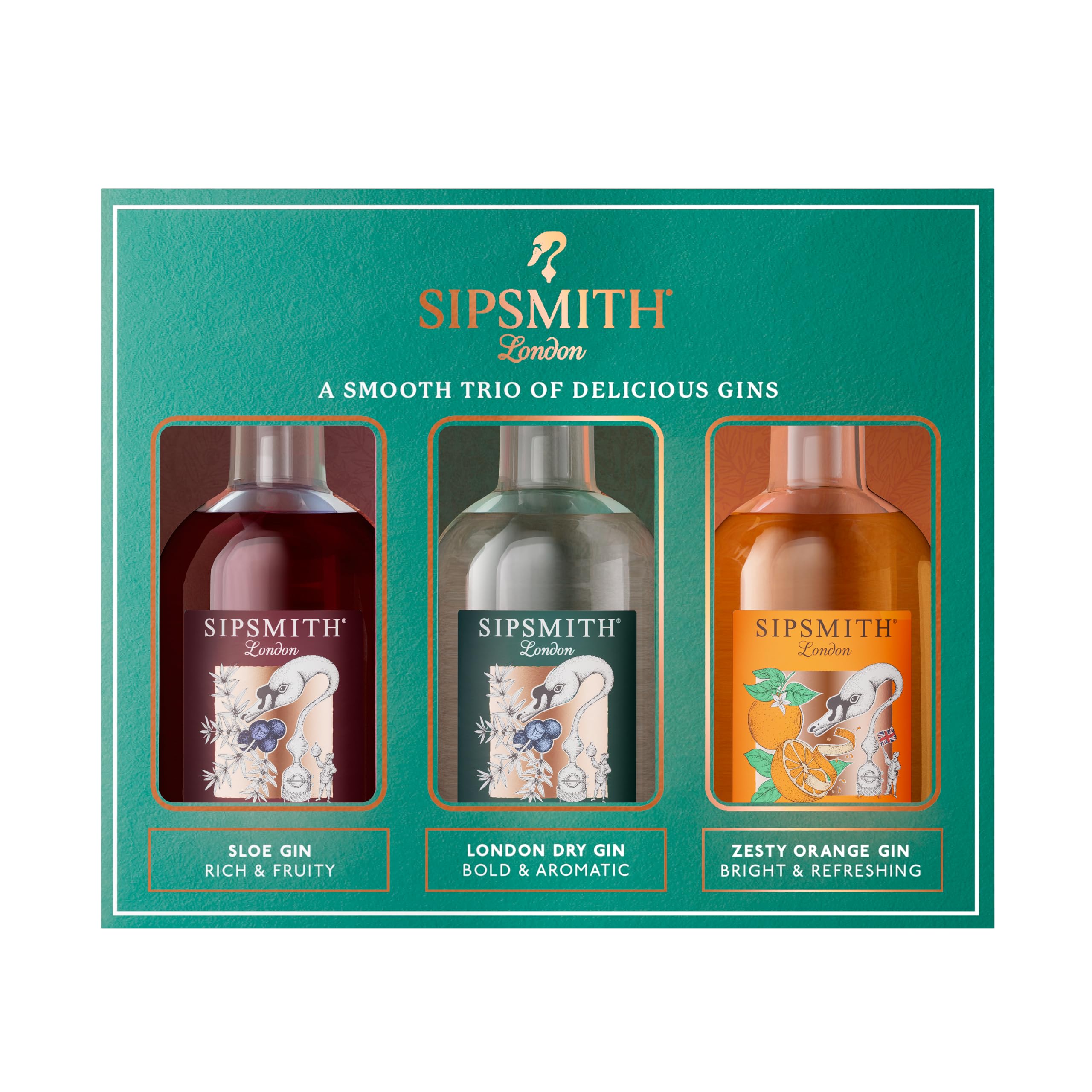 Sipsmith Trio : 3x5cl