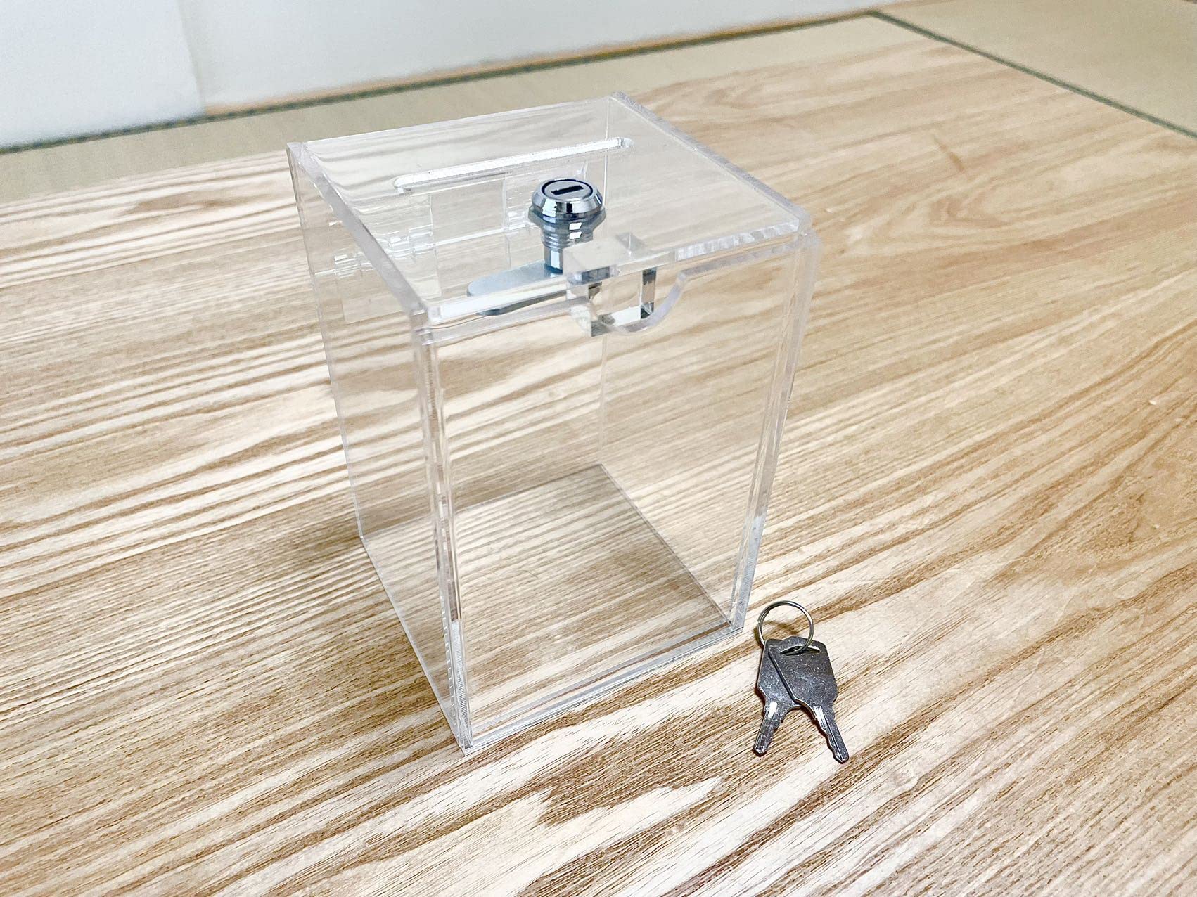 イースの貯金箱 Amazon.co.jp: イーウーサプライ L型開閉アクション 鍵付き 貯金