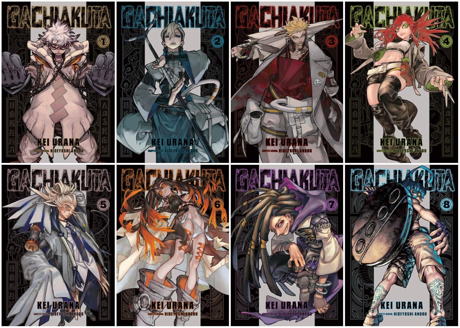 Gachiakuta Manga Series 8-Book Collection Set (Book 1 to 8) - A Gritty Journey Through Rebellion and Redemption in an Urban Fantasy World      Paperback – January 16, 2025