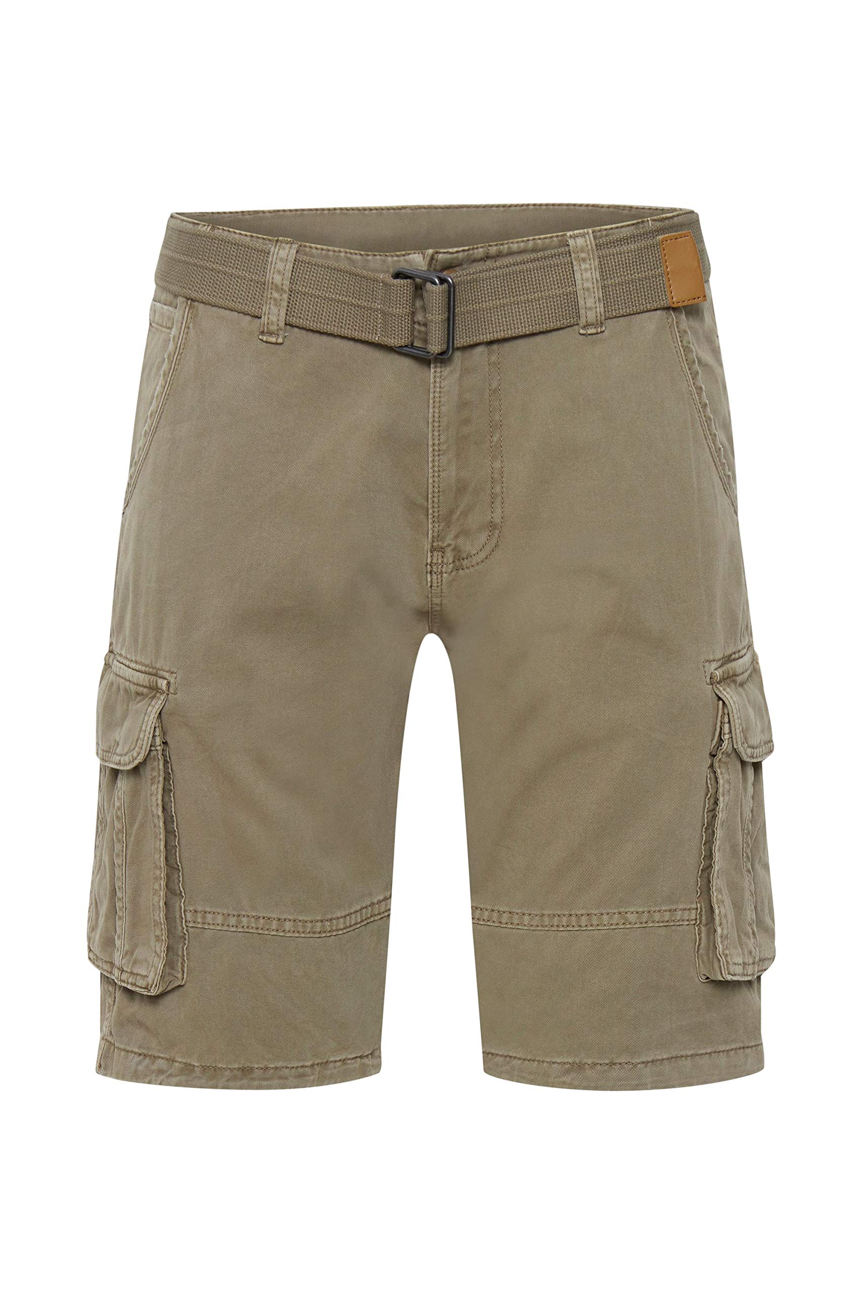 Indicode IDCosta Herren Cargo Shorts Bermuda Kurze Hose mit Gürtel Regular Fit
