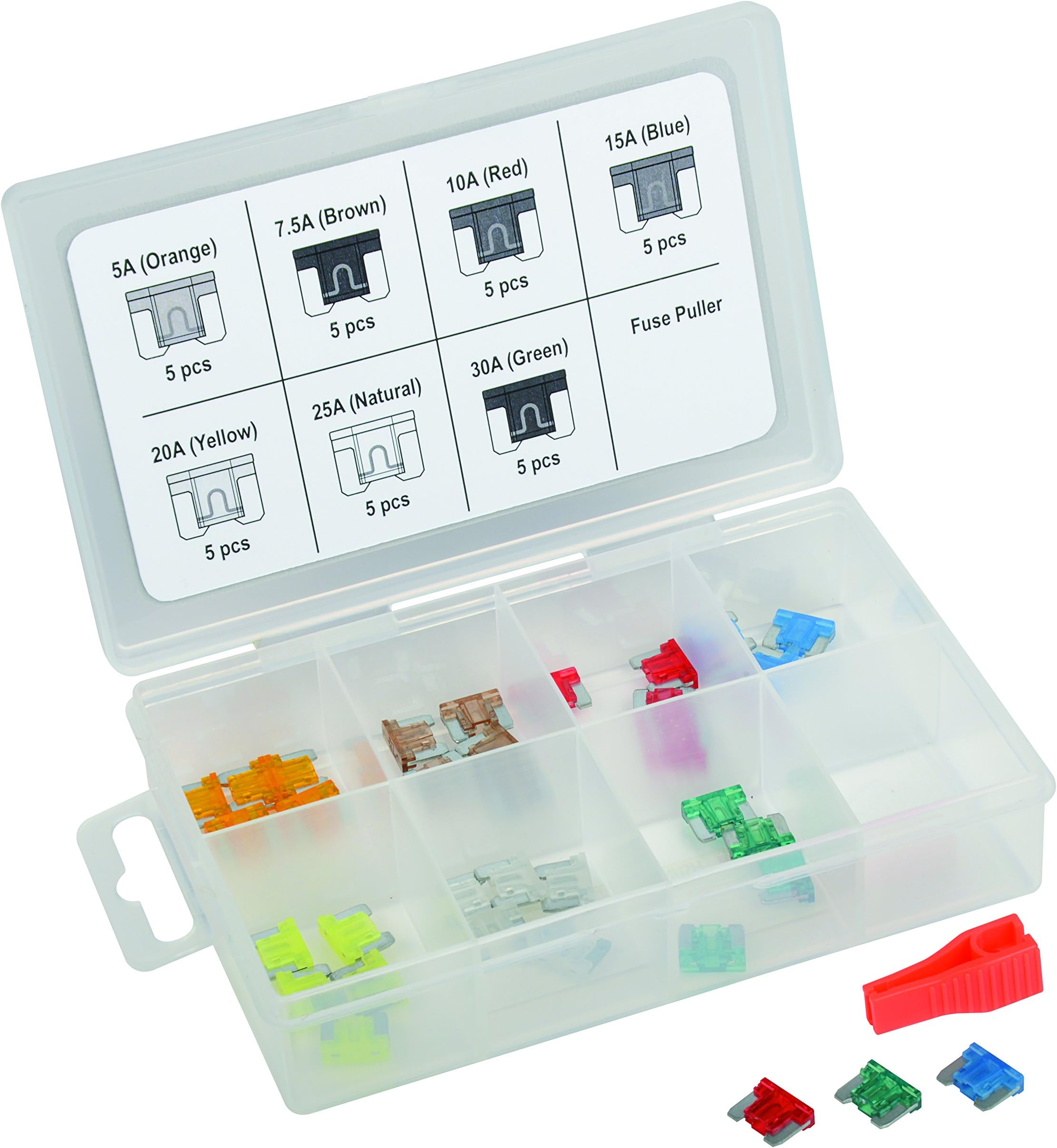 Tools 45237 36-Piece Low Profile Mini Fuse Assortment,One Size