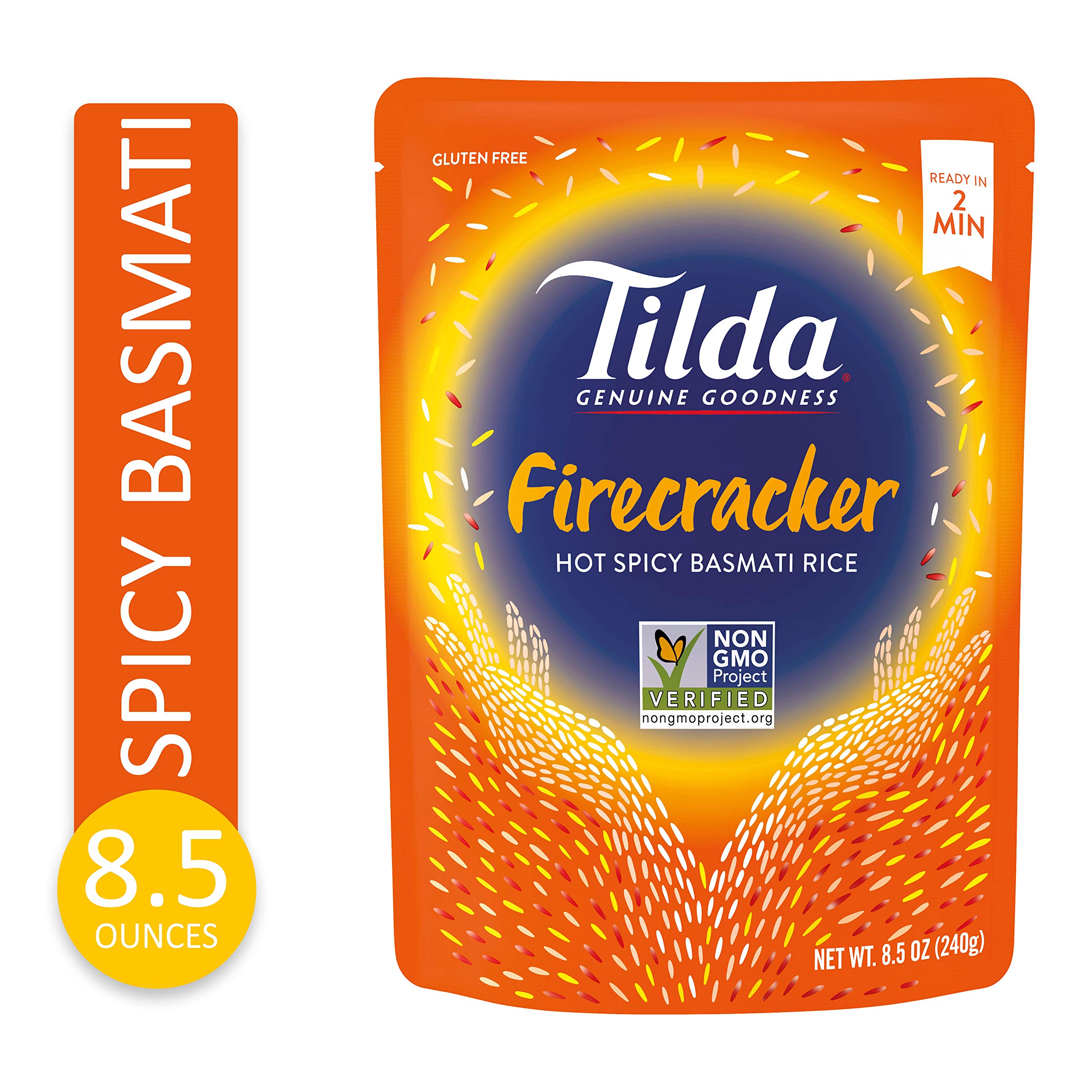 Tilda Legendary Rice Steamed Basmati, Mexican Chili & Bean, 8.5 Ounce (Pack of 6)