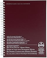 Vista 8 de Bee Paper - 6" x 6" Super Deluxe Bloc de Papel Mixto para Bocetos, 60 Hojas