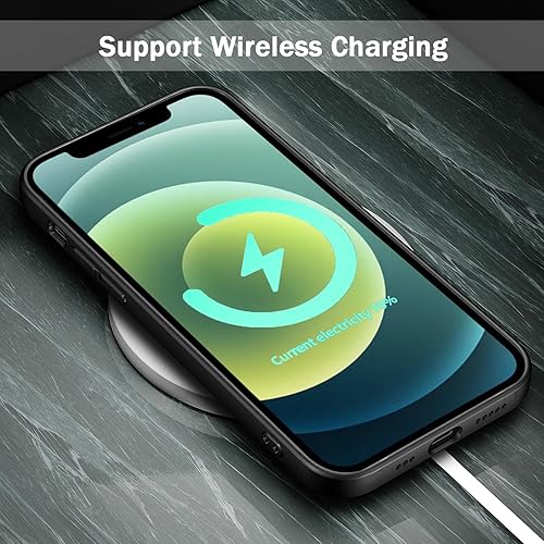 Vista 107 de TENOC Funda para teléfono compatible con iPhone 13 Pro Max, funda transparente a prueba de golpes protectora delgada para 6.7 pulgadas