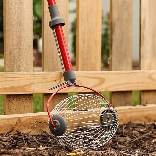 Miniatura 8 de GARDEN WEASEL Rodillo recolector de nueces grande Herramienta colectora de nueces para nueces, pelotas de goma de mascar dulce, pelotas de tenis y