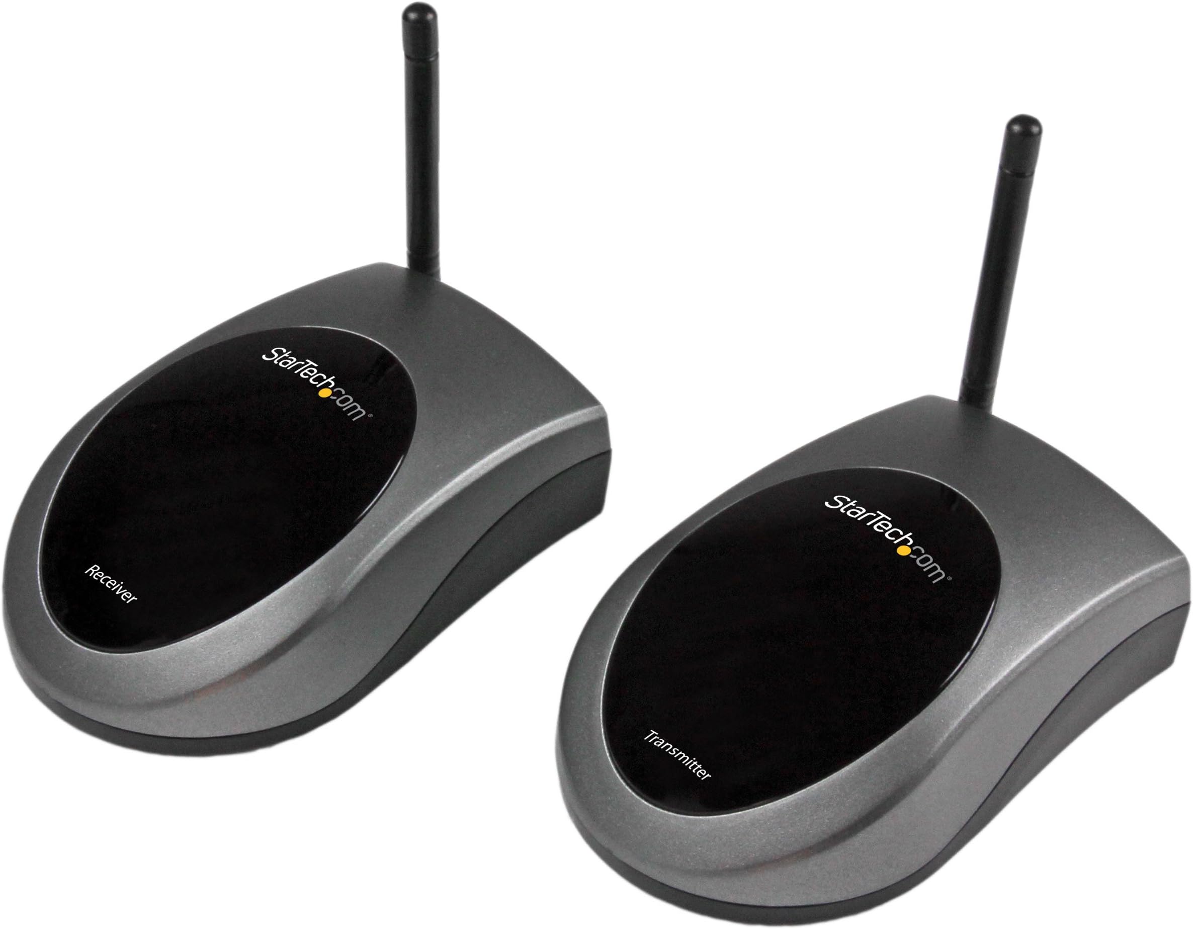 StarTech.com Wireless IR Remote Control Extender - 330 ft / 100m - IR to RF - Infrared Repeater - IR Extender for Cable Box - IR Repeater Kit (IREXT2),Gray