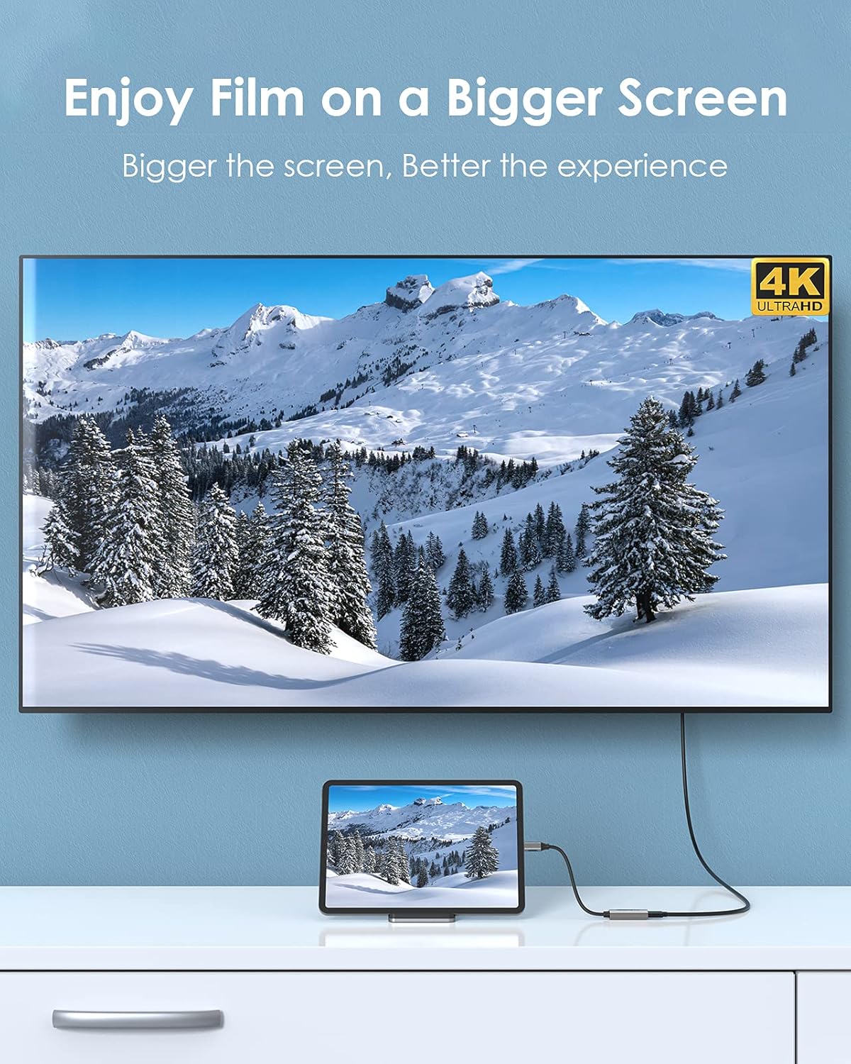 Bеѕt Cуbеr Mоndау 🔥 LENTION USB C to HDMI Adapter, 4K/60Hz Digital AV Compatible 2021-2016 MacBook Pro 13/15/16, New iPad/Surface/Mac Air, Samsung S21/S20/S10/Note 21/20, Stable Driver Certified (CB-CU607, Space Gray)