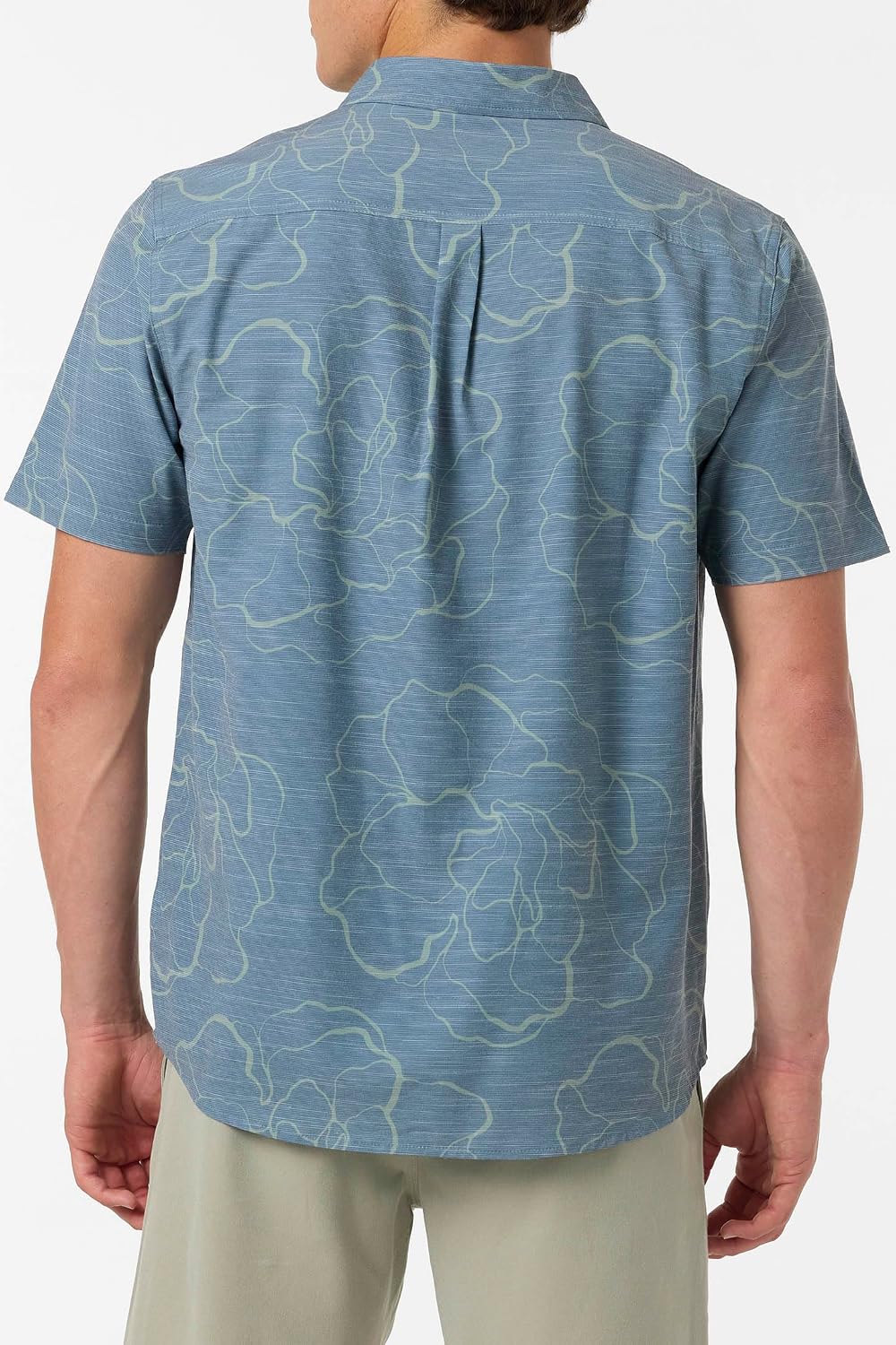 O'NEILL Men's UPF Slub Relaxed Short Sleeve Woven Shirt