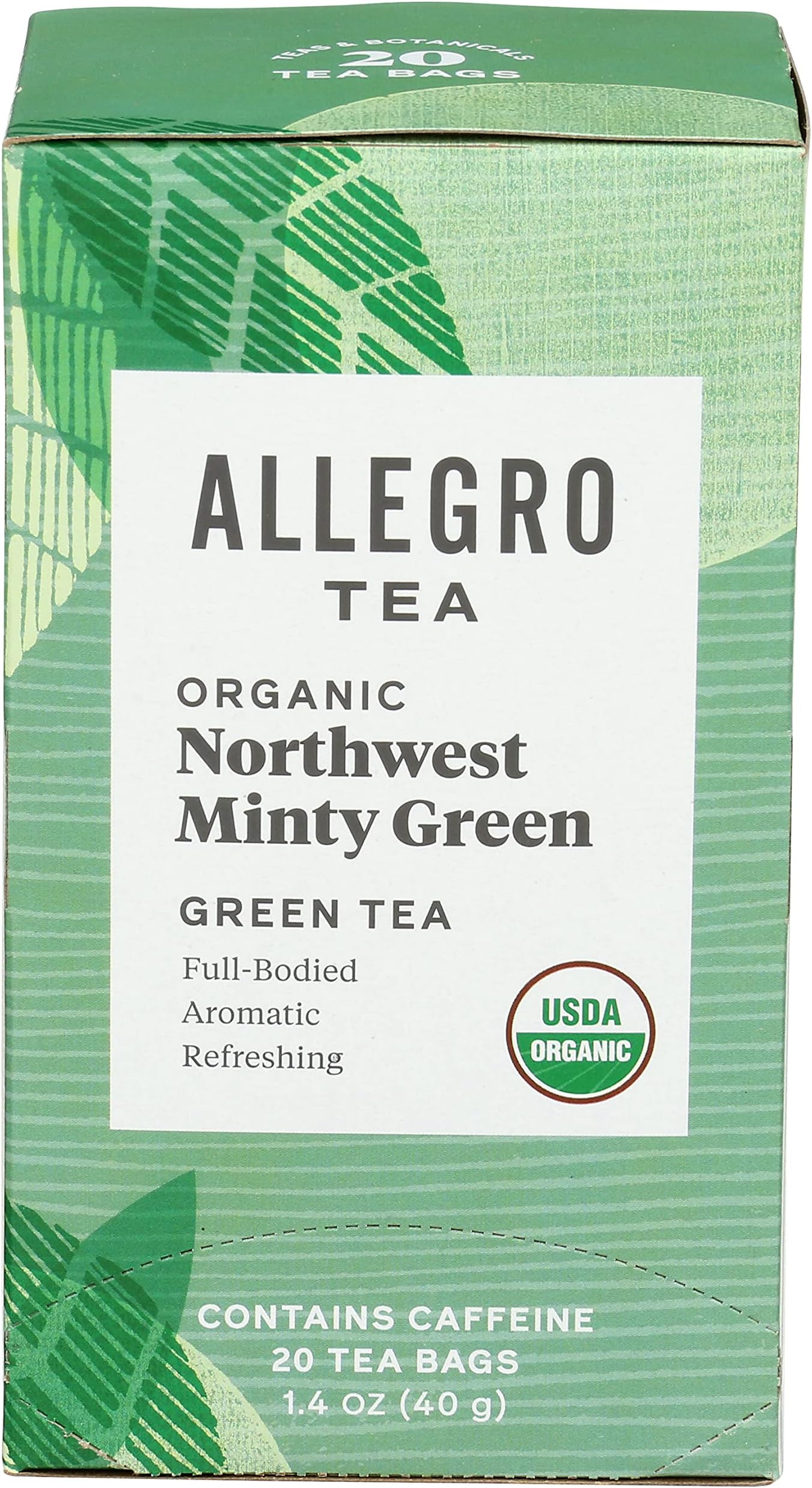 Allegro Tea, Organic Happy Tummy Tea Bags, 20 ct Herbal