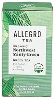 Vista 1 de Allegro Tea, bolsas de té verde menta orgánica del noroeste, 20