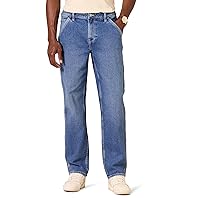Amazon Essentials Jeans da lavoro da carpentiere da uomo, vestibilità comoda