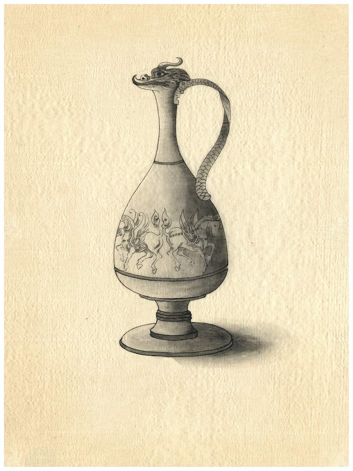 Antique Vases Drawing Decor For You