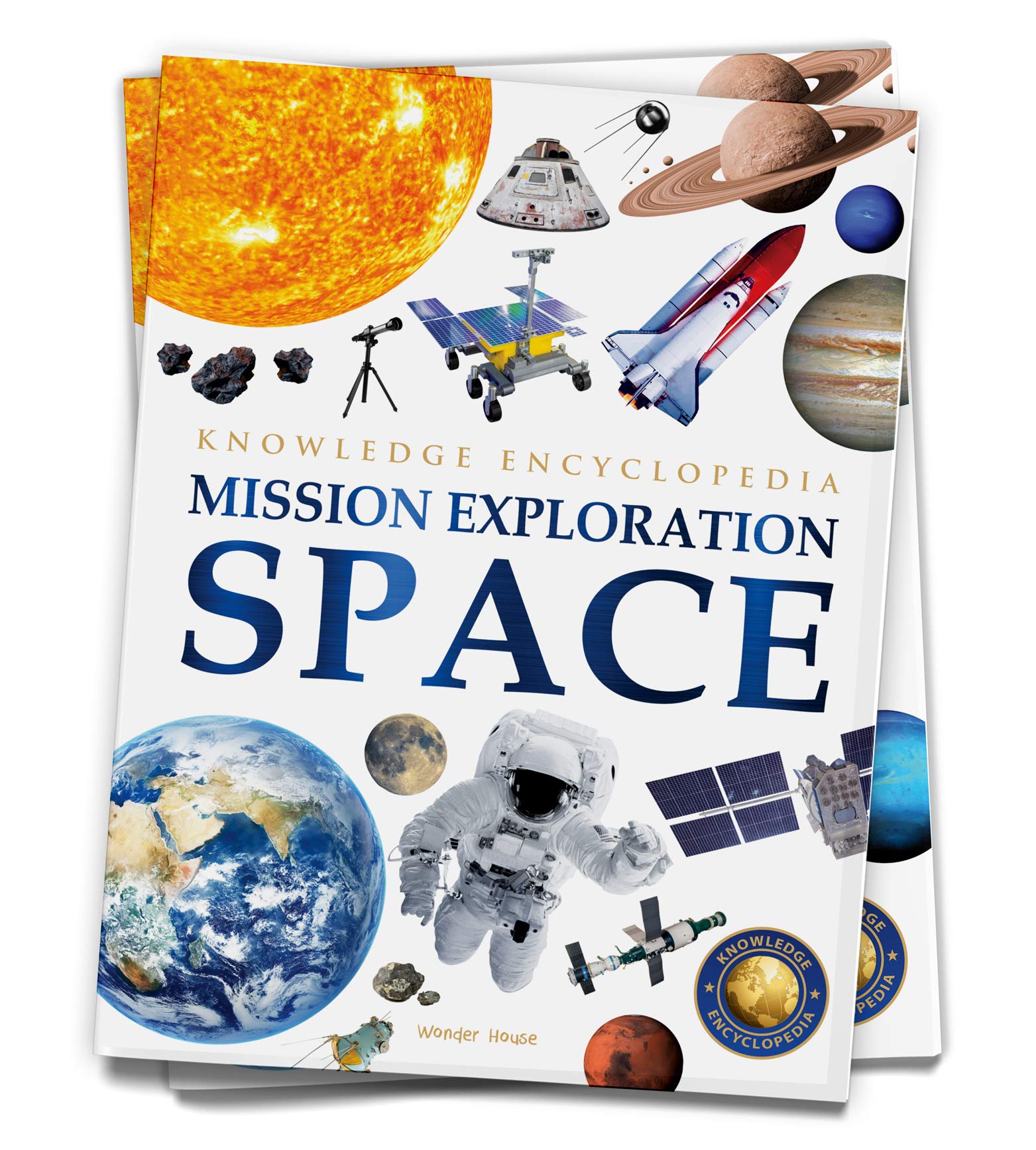Wonder House Books Space - Mission Exploration: Knowledge Encyclopedia For Children