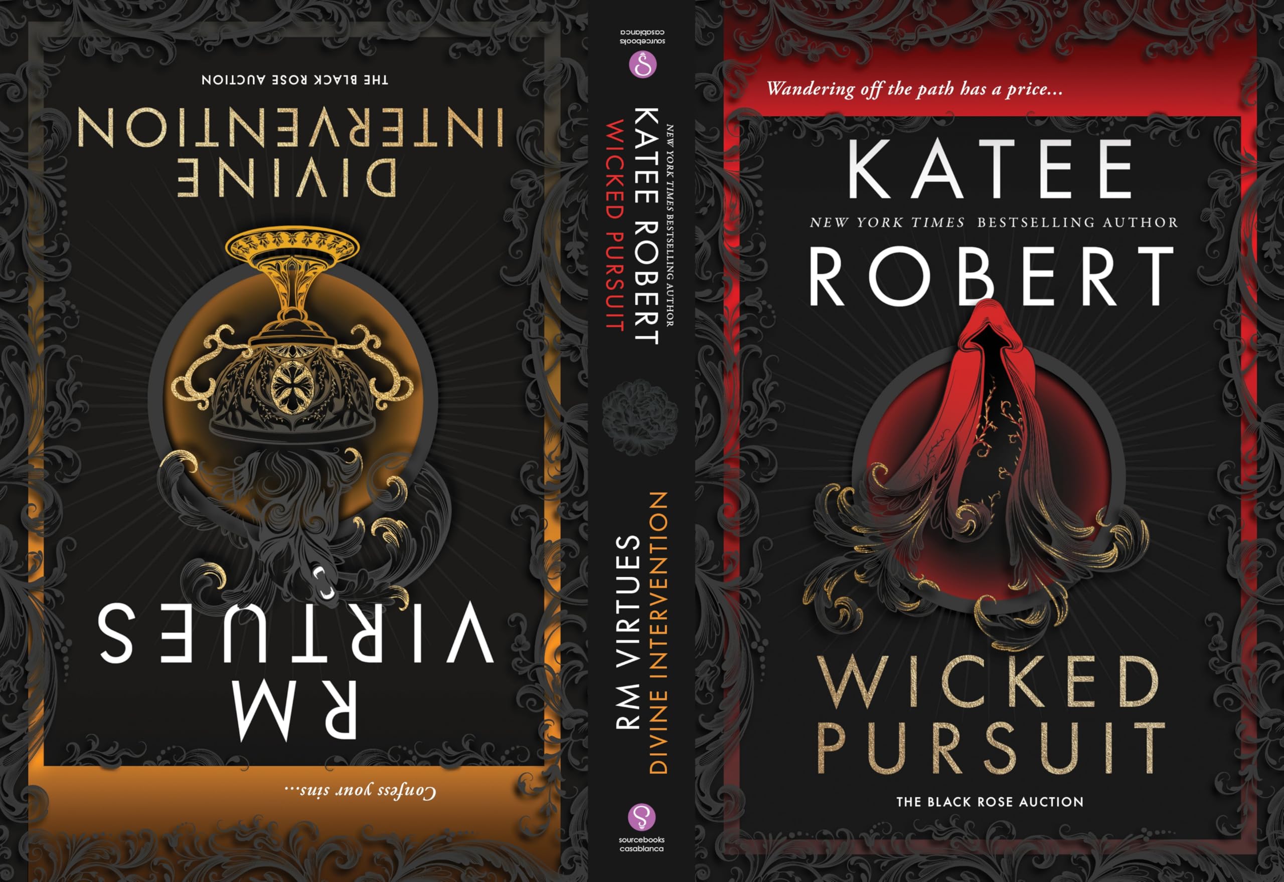 Wicked Pursuit & Divine Intervention: Books 1 & 2 in the Dark Romance Fairy Tale Retelling Series (Black Rose Auction)