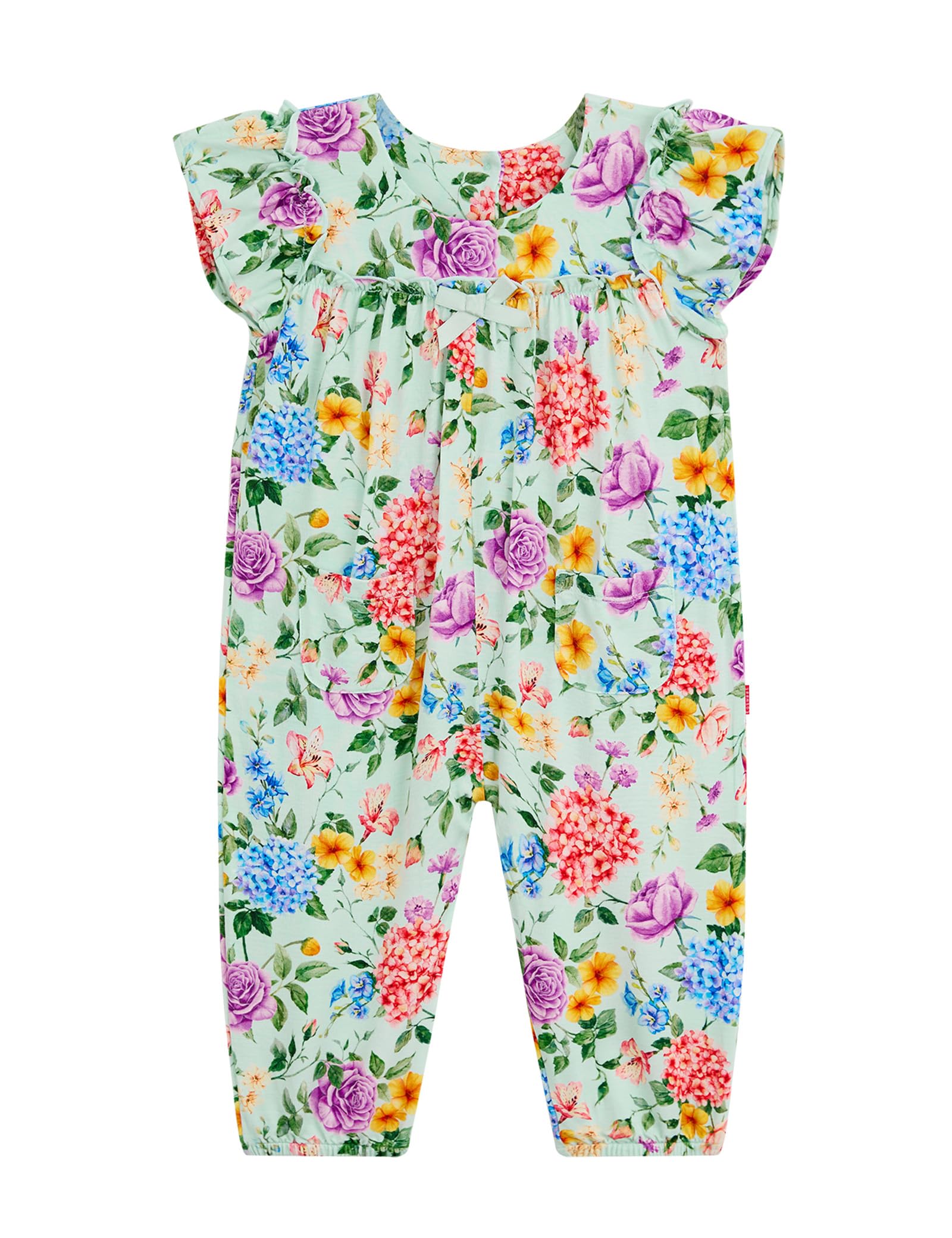 Bamboo Viscose Baby Girl Romper Infant Ruffled Short Sleeve Baby Jumpsuit