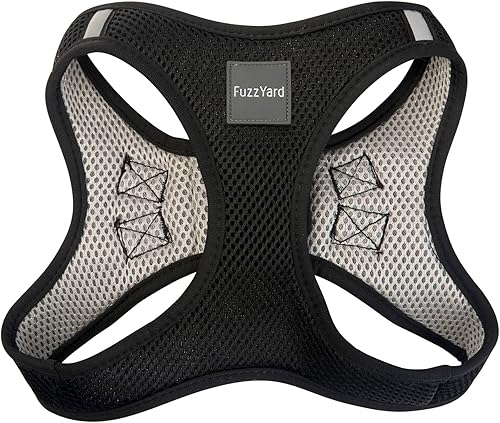 FuzzYard Swat Black - Arnés para perros (extra pequeño)