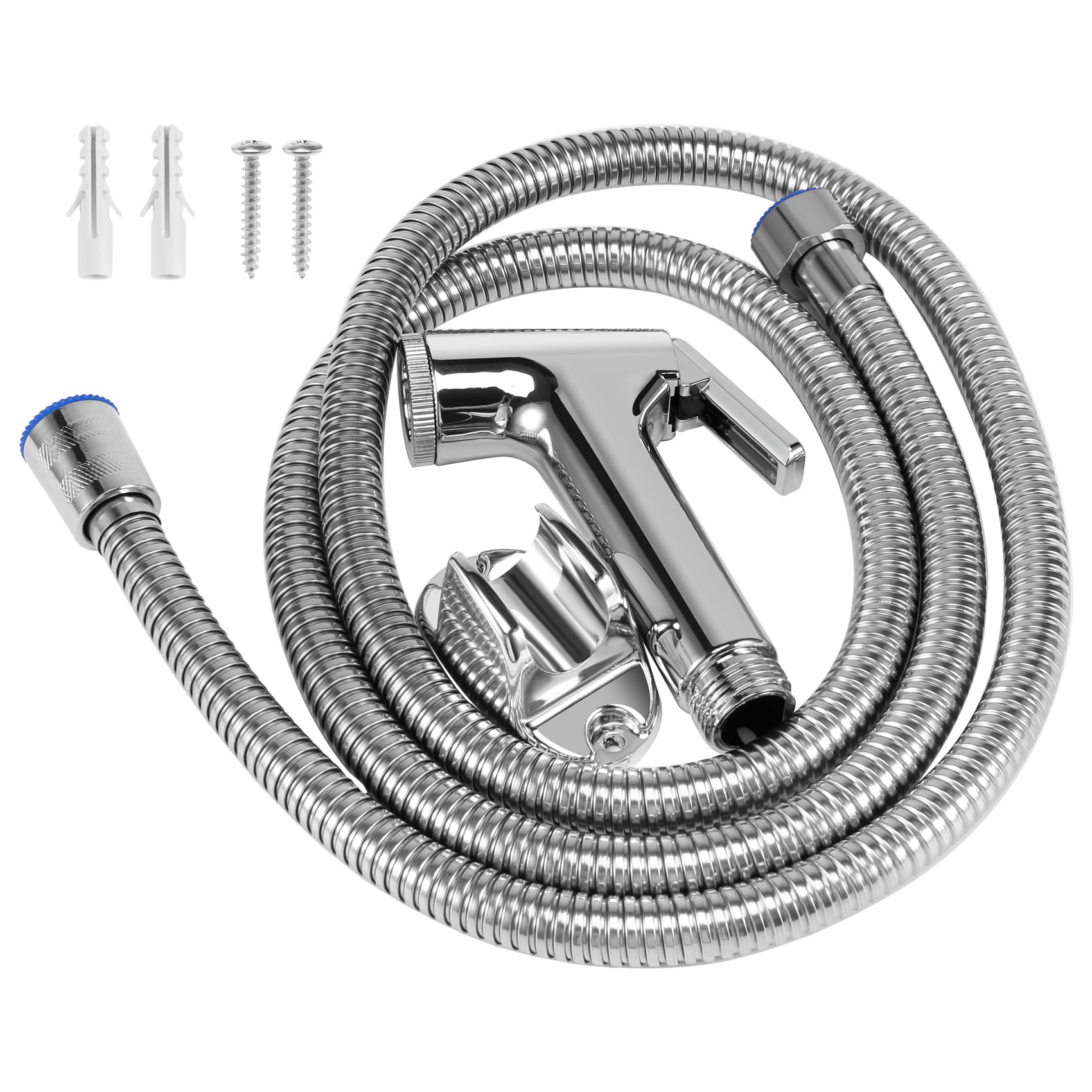 MOLERRI Toilet Bathroom Hand Held Handheld Sprayer Shower Bidet Hose Holder