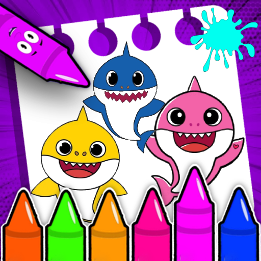 Baby Shark Coloring Book App on Amazon Appstore