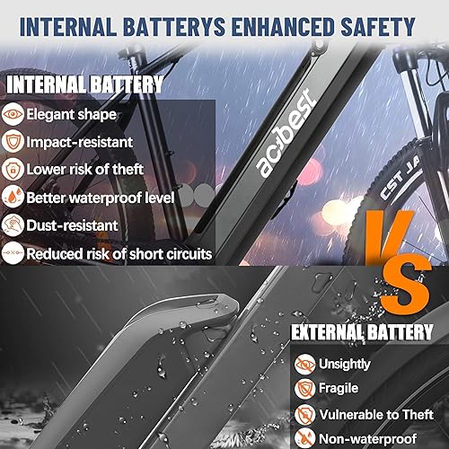 Miniatura 4 de Bicicleta eléctrica Core para adultos, batería extraíble integrada de 468 Wh, 350 W (pico 500 W), bicicleta de montaña sin escobillas, neumático de