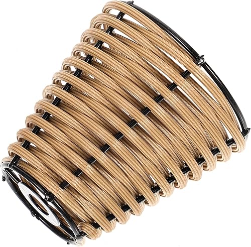 EXCEART Pantalla de bambú de la rota de la lámpara de la luz suave pequeñas pantallas para la iluminación decorativa