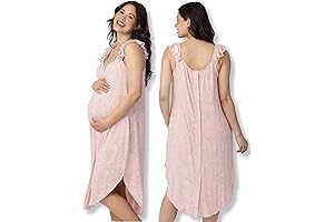 Kindred Bravely Ruffle Strap Labor and Delivery Gown: The Epitome of Comfort...