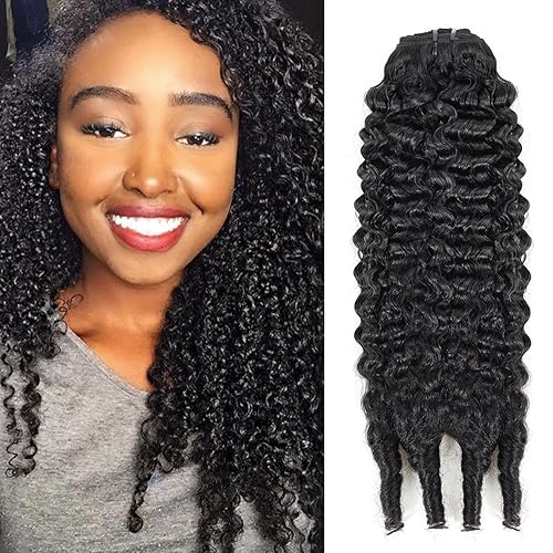 Extensiones de cabello con clip de 12 pulgadas, rizado birmano, negro natural, extensiones de cabello con clip rizado birmano, cabello humano real,