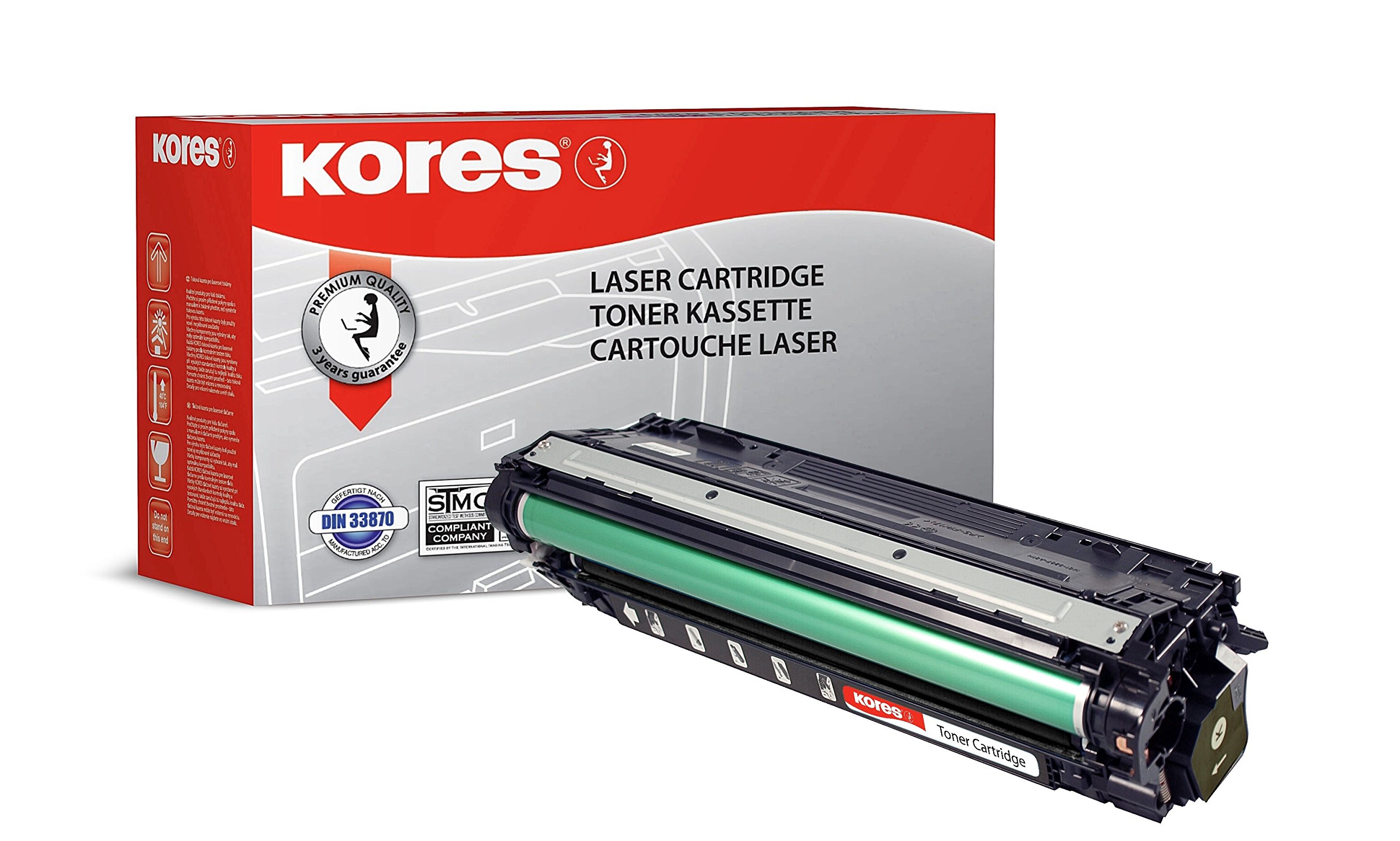 Cartouche laser Kores G1238HCRB compatible HP LaserJet pour impression nette - 2