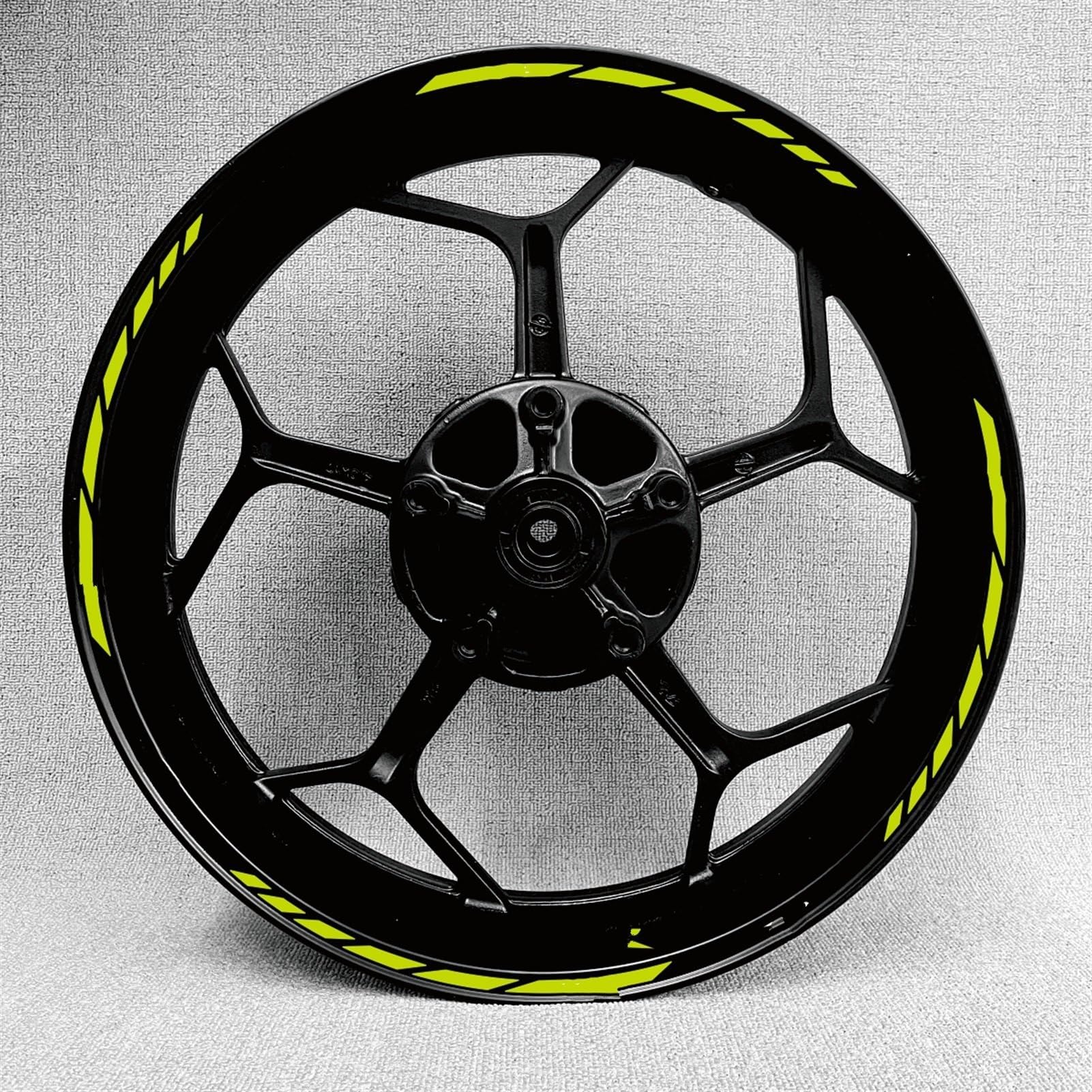 Motorcycle Wheel Hub Decal for HRC CBR1000RR CBR600RR CBR500R CBR300R CBR250R CBR 650R Rim Sticker Decorative(Color6)