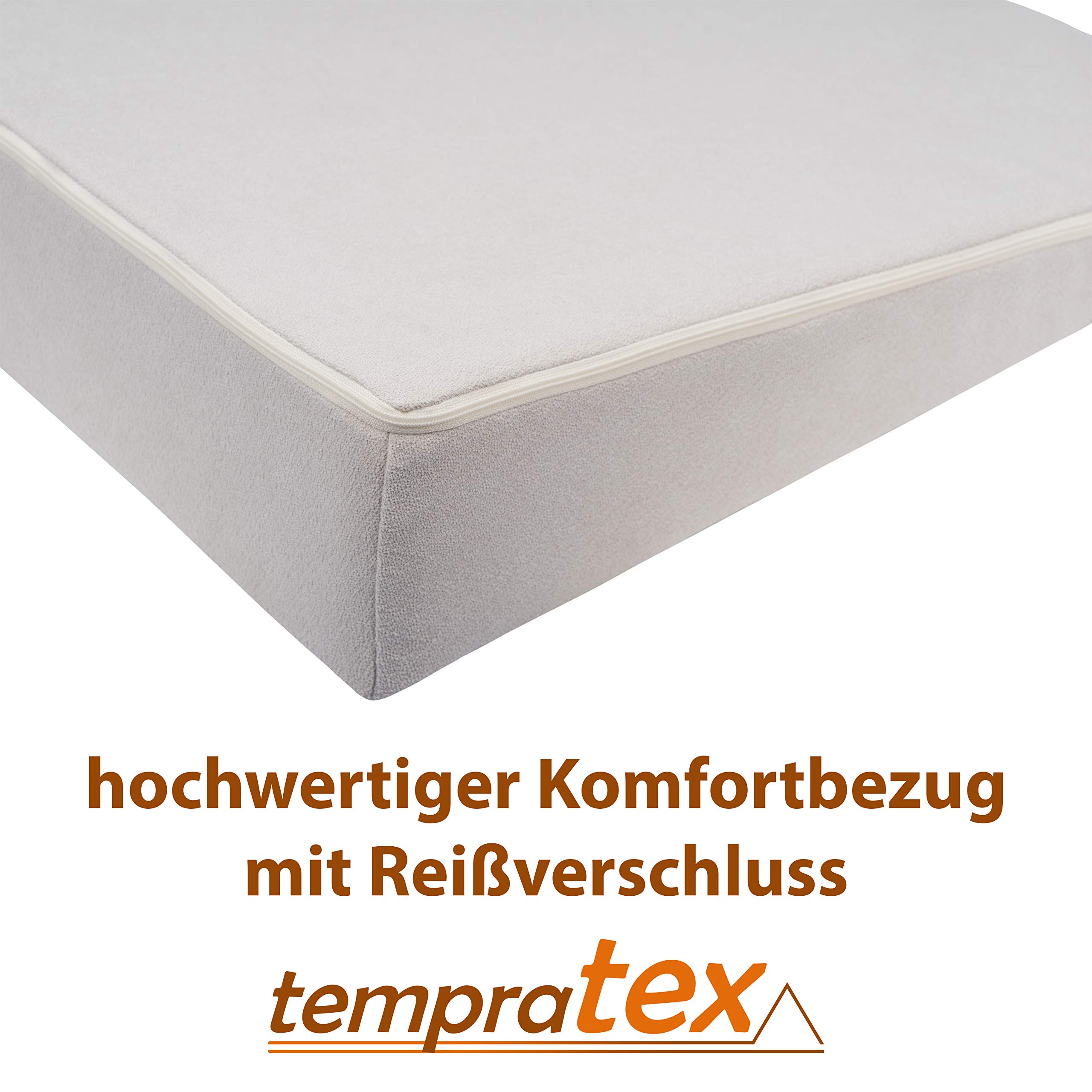Bettkeil Keilkissen Schlaferhöhung + Nackenkissen Gratis dazu! Als Bein- oder Rückenkissen für Bett und Sofa/Seiten- und Rückenschläfer Matratzenkeil, Matratzenerhöhung 90x60x12 cm (beige) | Matratzenkeil, Inklusive Relax Nackenkissen, Für Bett & Sofa, Al