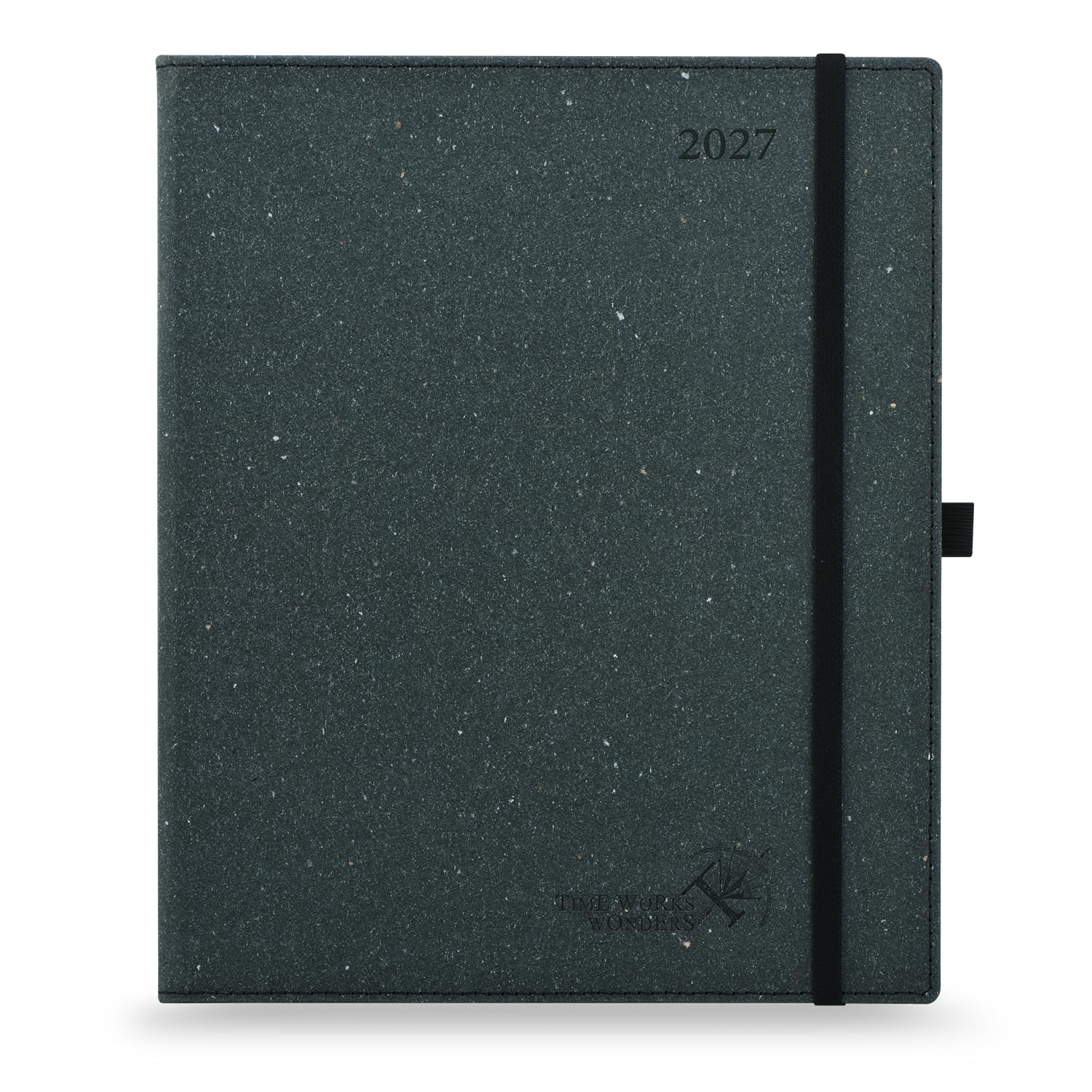 POPRUN 2027 Diary Week to View Approx. A4 Recycled Materials Weekly planner