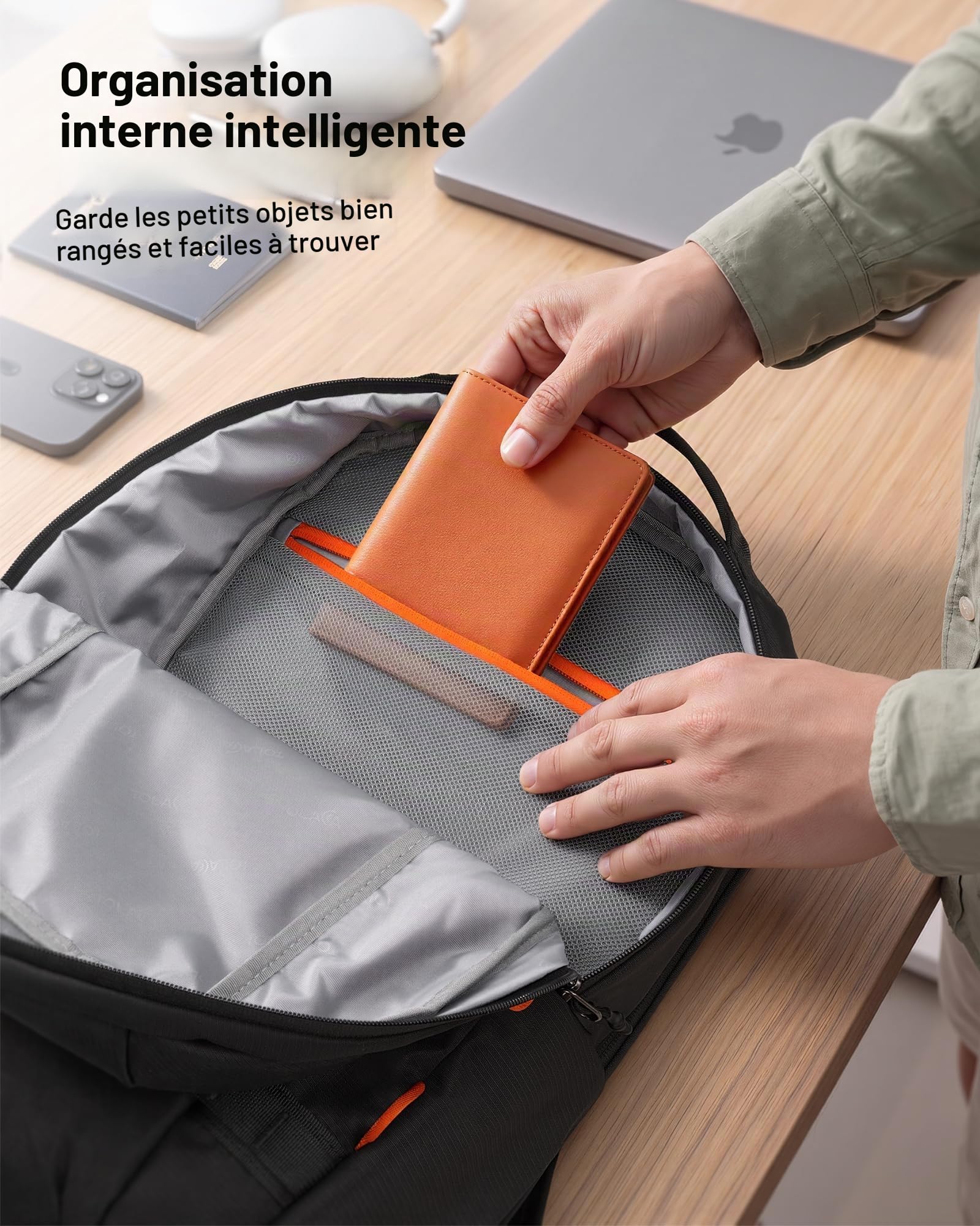 Tolaccea Sac à Dos Ordinateur Portable 30L, 15,6", Voyage et Bagage Cabine